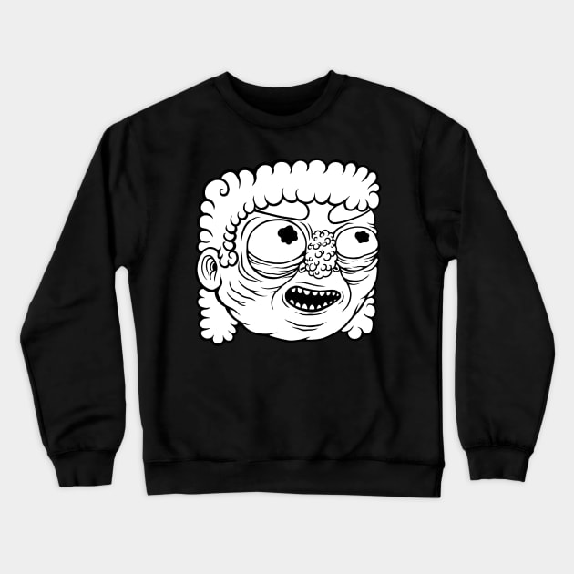 Mullet Man Crewneck Sweatshirt by flynnryanart